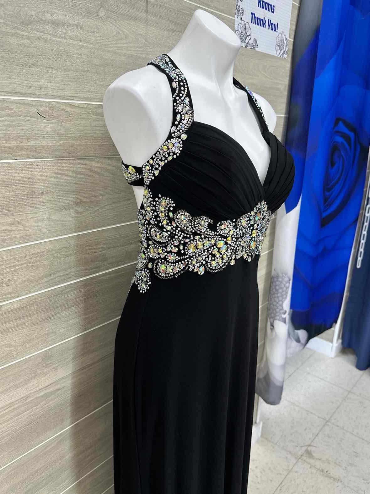 Black Womens Women Size 10/12 Gown/Evening Wear