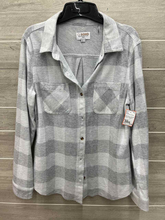 Ci Sono Size M Gray Womens Shirt