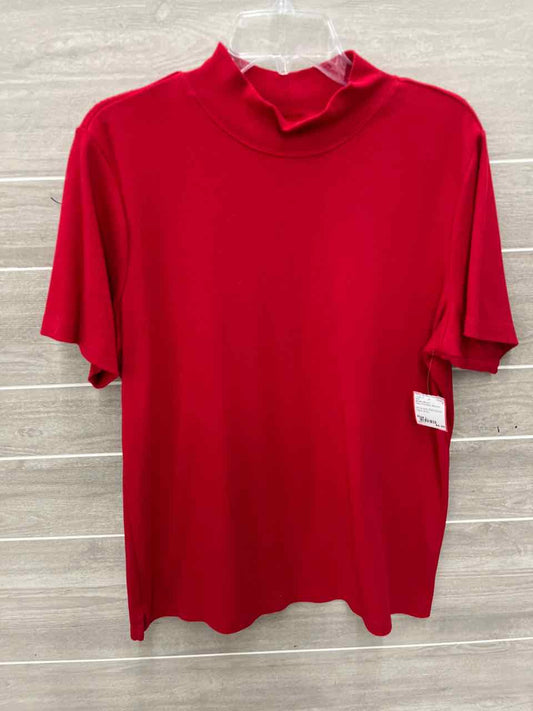Studio Works Red Womens Women Size L Shirt