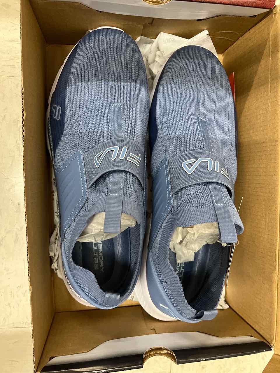 FILA US Shoe Size 12 Blue Womens Shoes/Footwear