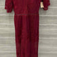 Burgundy Womens Size 6 Dress