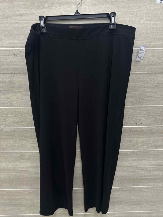 Dana Buchman Size 16/18 Black Plus Pants