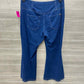 Halara Size 1X Blue Petite Jeans