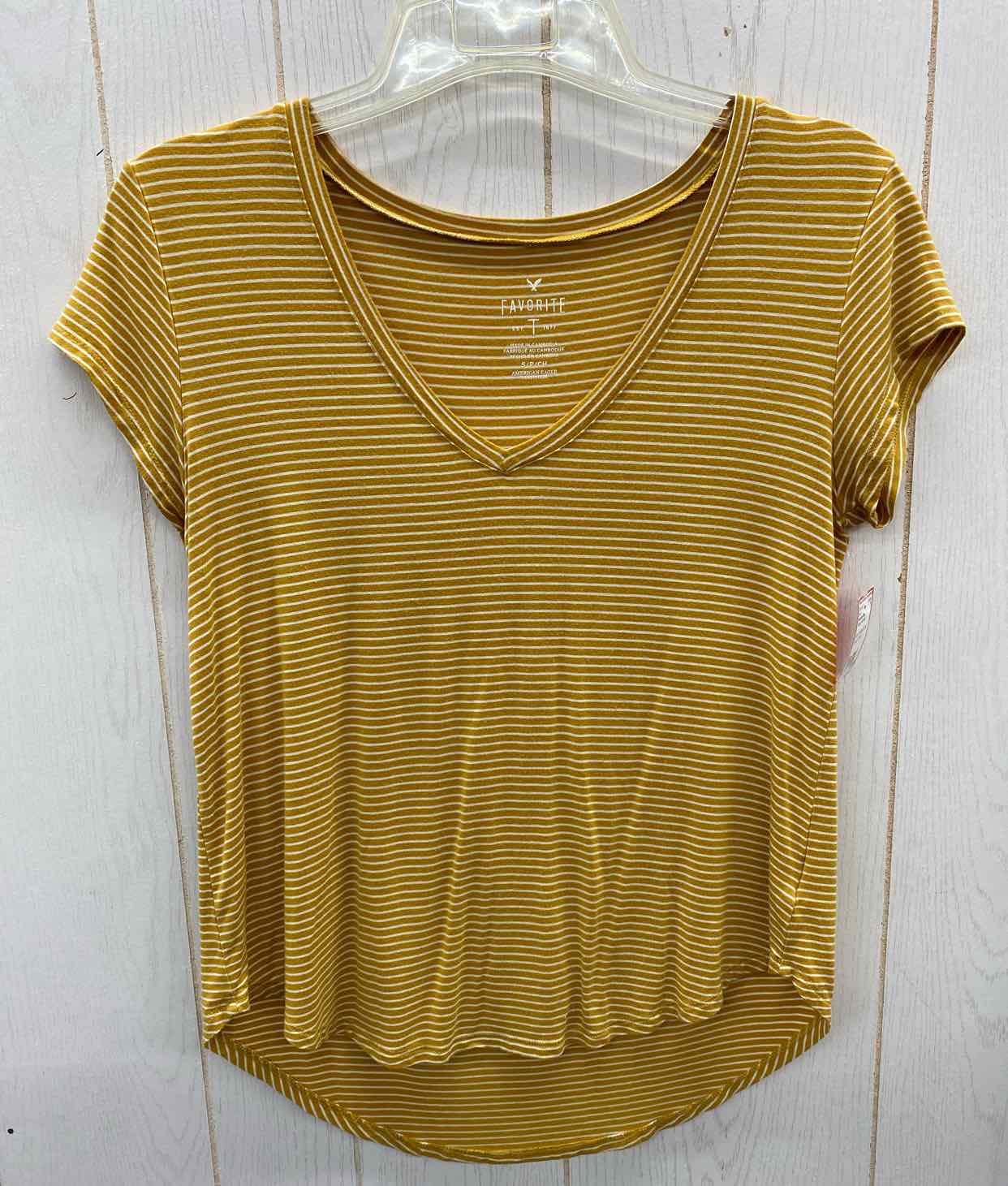 American Eagle Yellow Womens Size Small Shirt