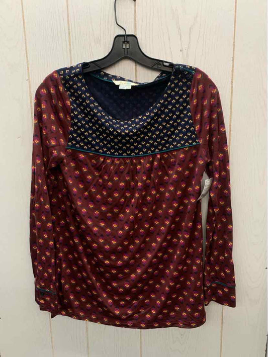 Boden Burgundy Womens Size 4 Shirt