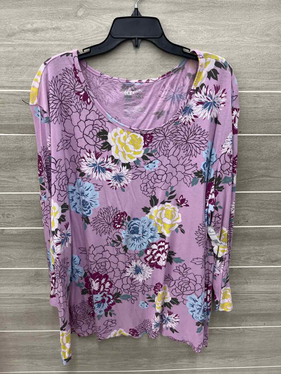 Terra & Sky Pink Womens Women Size 20/22W Shirt