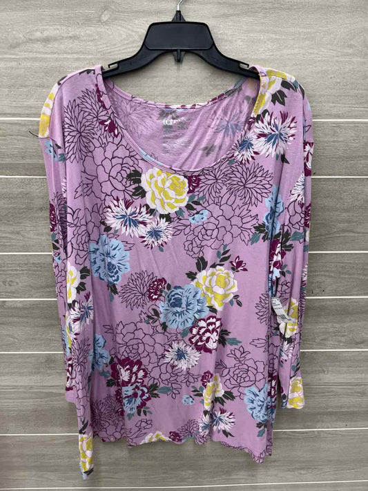 Terra & Sky Pink Womens Women Size 20/22W Shirt