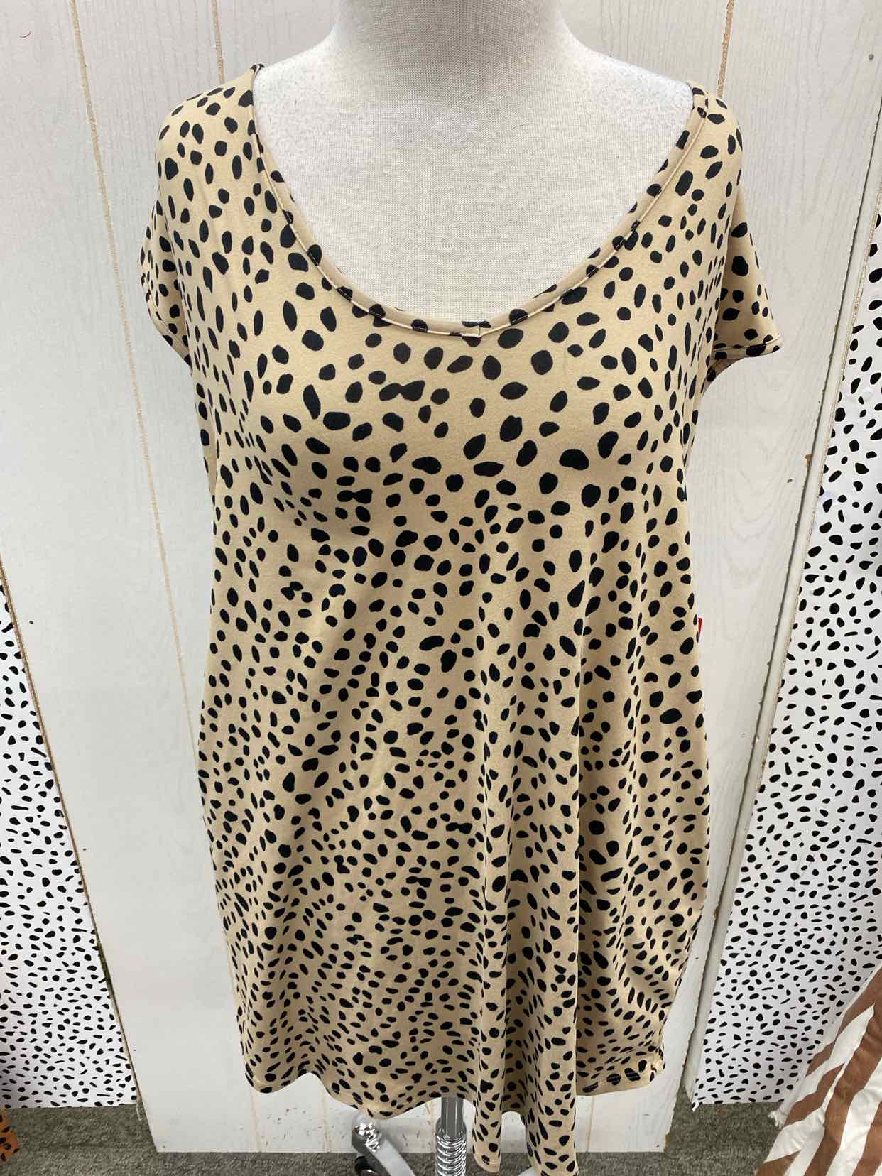 Vanilla Bay Tan Womens Size 10 Dress