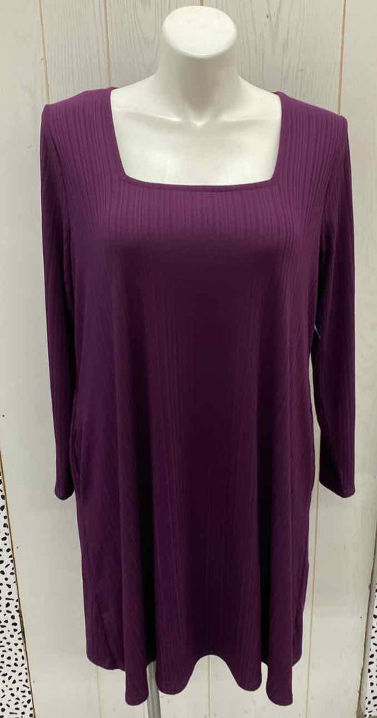 Maurices Purple Womens Size 1X Dress