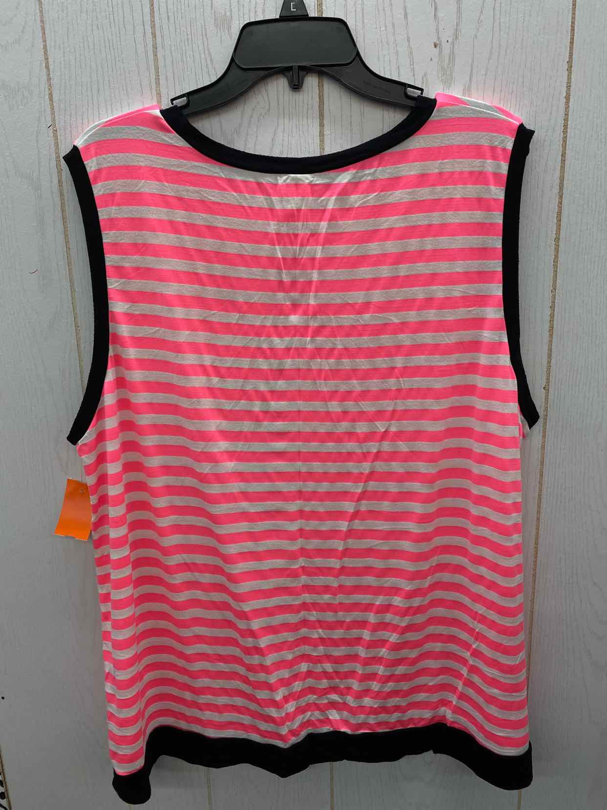 Sew in Love Pink Womens Size 2X Tank Top