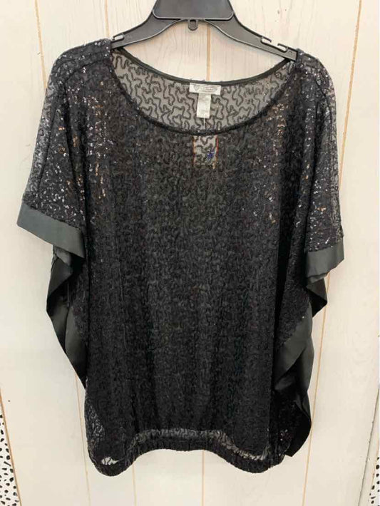 Chico's Black Womens Size L Shirt