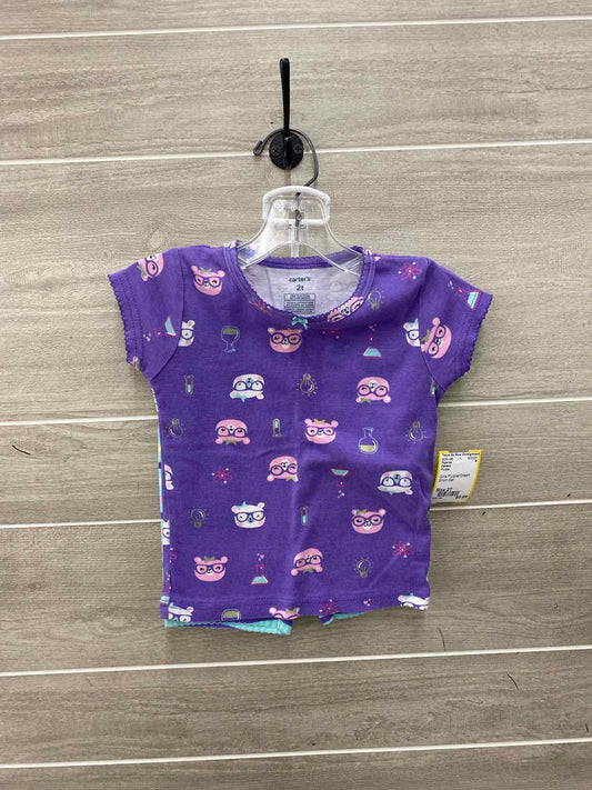 Carters Girls Size 2T Pajamas