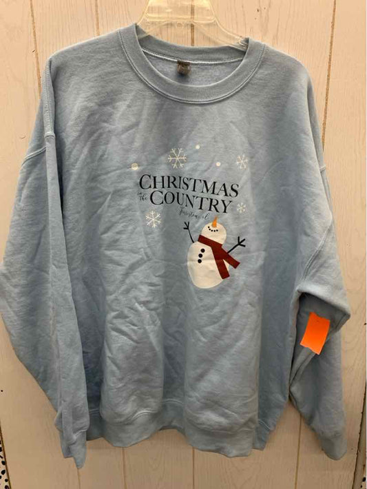 Blue Womens Size XL Sweatshirt