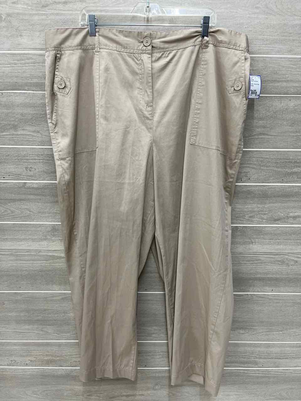 Liz & Me Size 24W Khaki Plus Pants