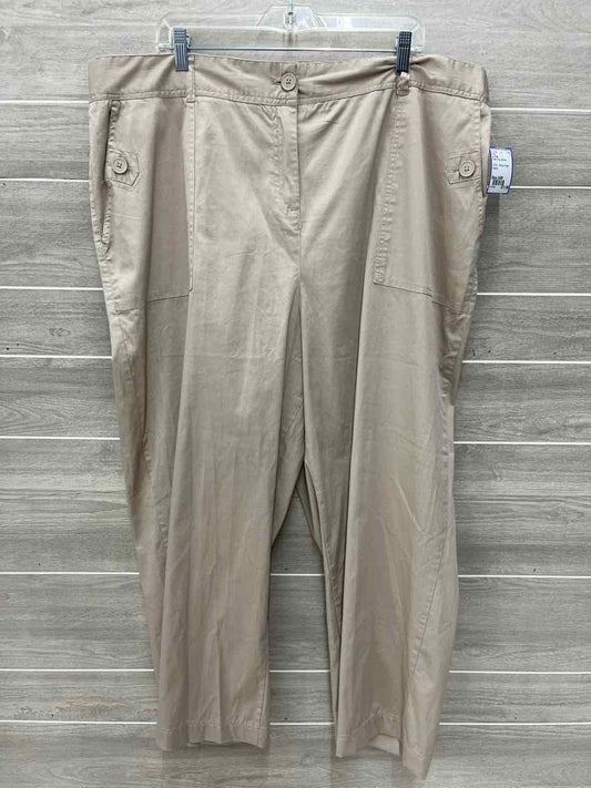 Liz & Me Size 24W Khaki Plus Pants