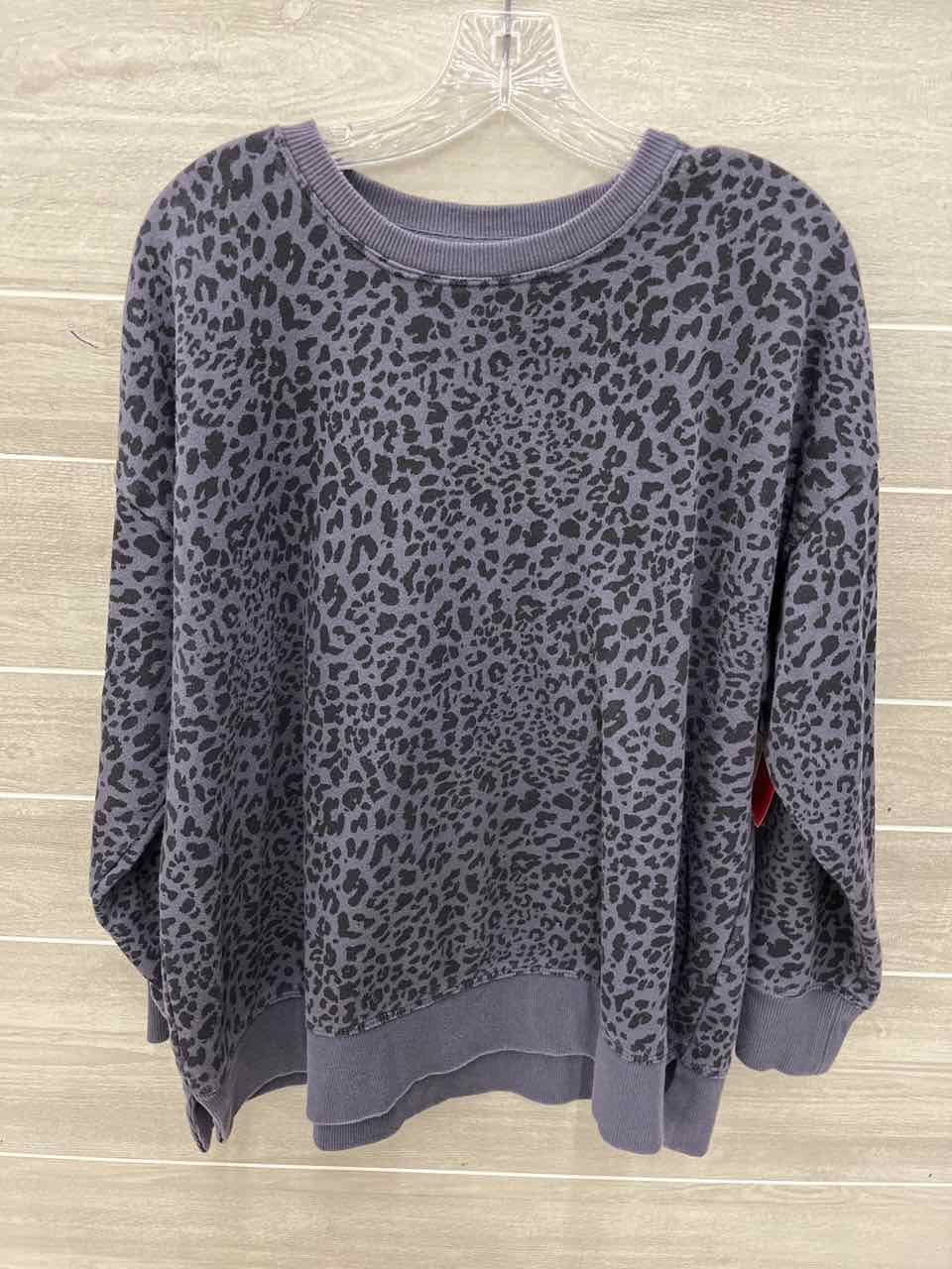 Ideology Gray Womens Women Size 1X Sweatshirt