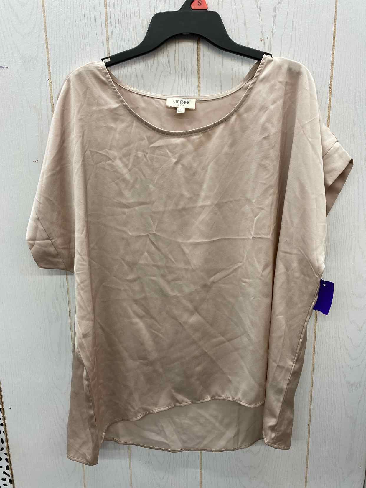 Umgee Gold Womens Size L Shirt