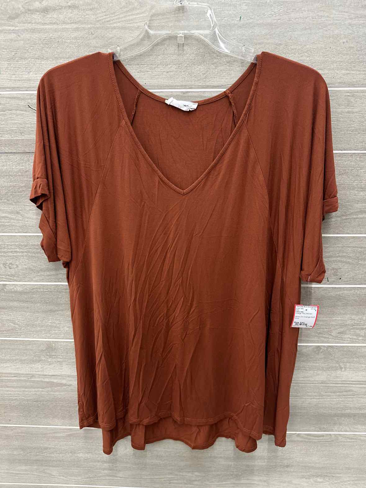 Carly Jean Size XXL Orange Plus Shirt