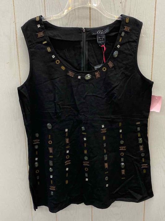 Midnight Velvet Black Womens Size 16 Tank Top