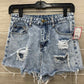 Shein Size 3/4 Blue Junior Shorts
