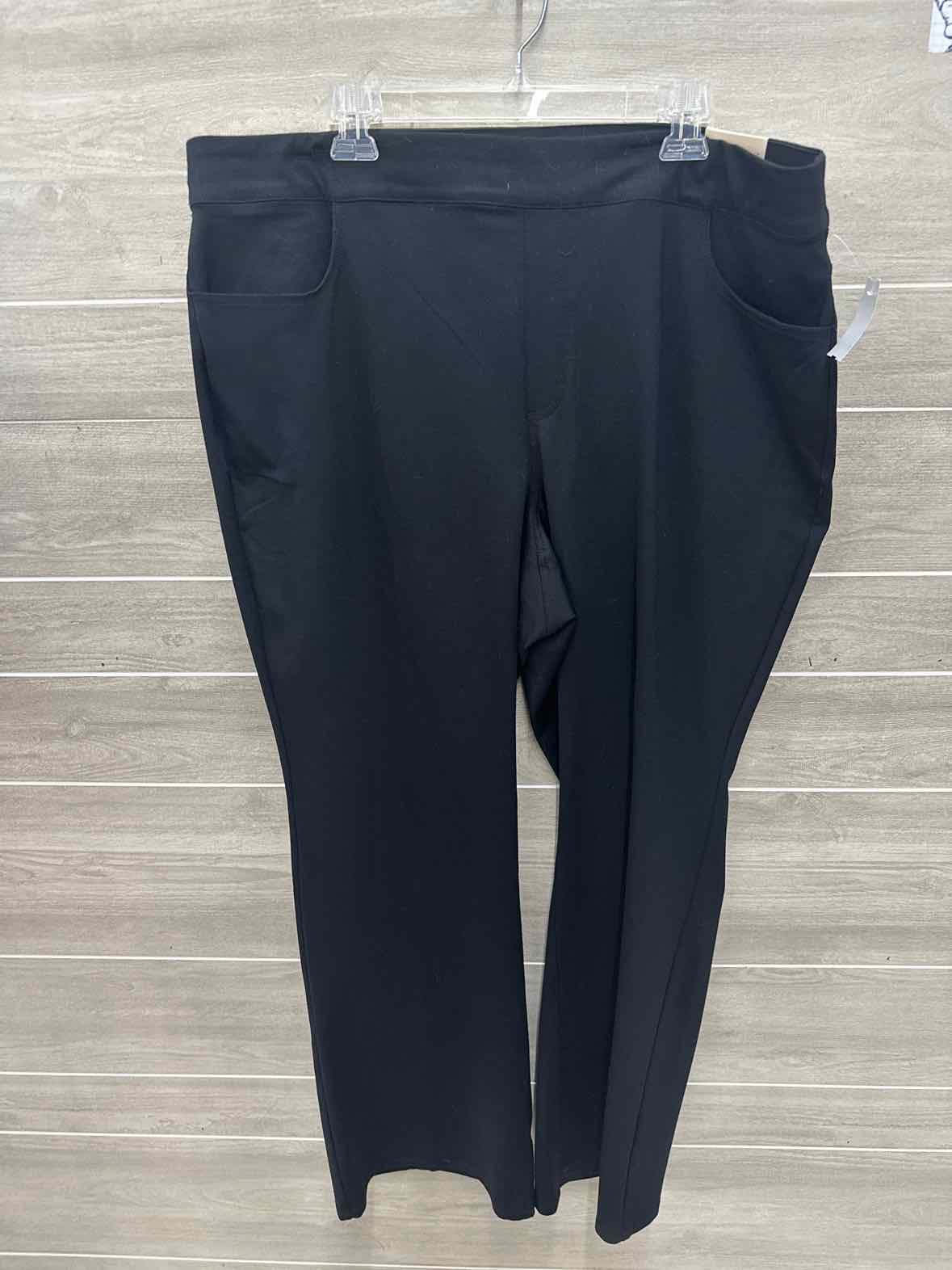 Lane Bryant Size 22 Black Plus Pants