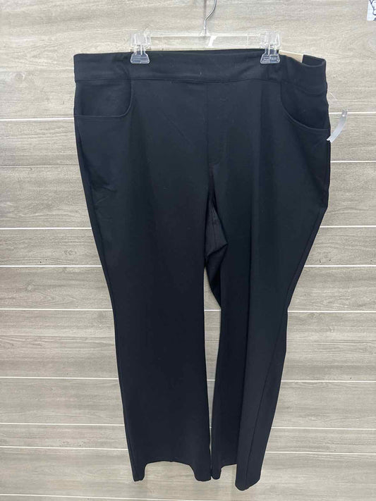 Lane Bryant Size 22 Black Plus Pants