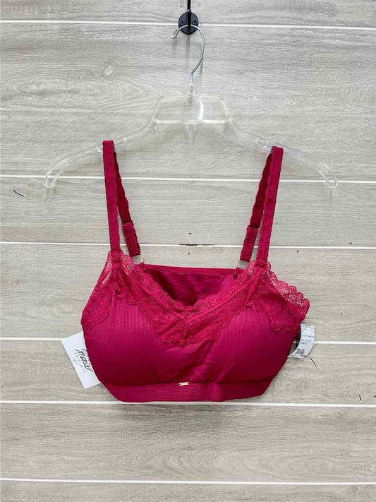 Burgundy Womens Women Size L/XL Bra
