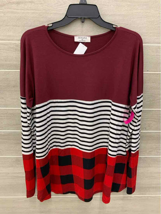 Zenana Burgundy Womens Size XL Shirt