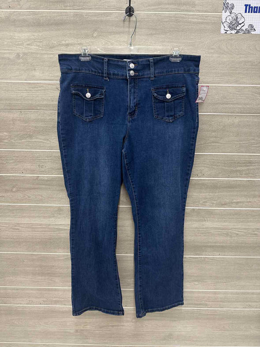 Ashley Mason Size 22W Blue Plus Jeans