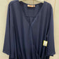 EVRI Navy Womens Size 3X Shirt