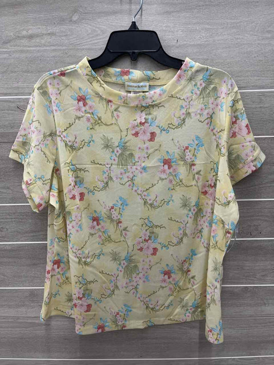 Monroe & Main Size 1X Yellow Plus Shirt