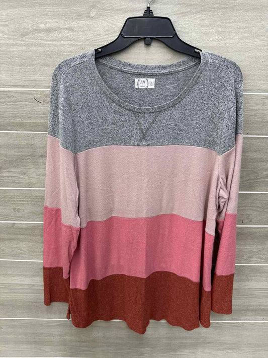 Maurices Gray Womens Women Size 1X Shirt