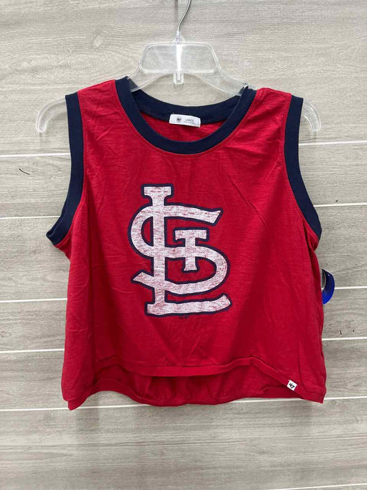 Size L Red Womens Tank Top