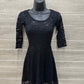 Material Girl Size 2/4 Black Womens Dress