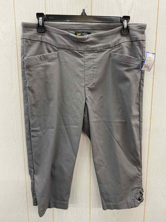 Lee Gray Womens Size 14 Pants