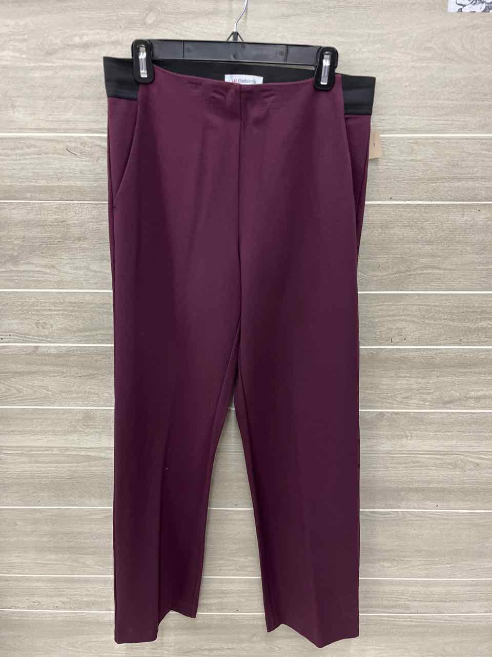 Liz Claiborne Size 10 Purple Womens Pants
