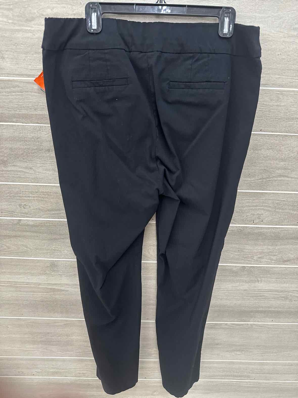 Ave Black Womens Women Size 22 Pants