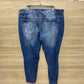 Maurices Blue Womens Women Size 22W Jeans