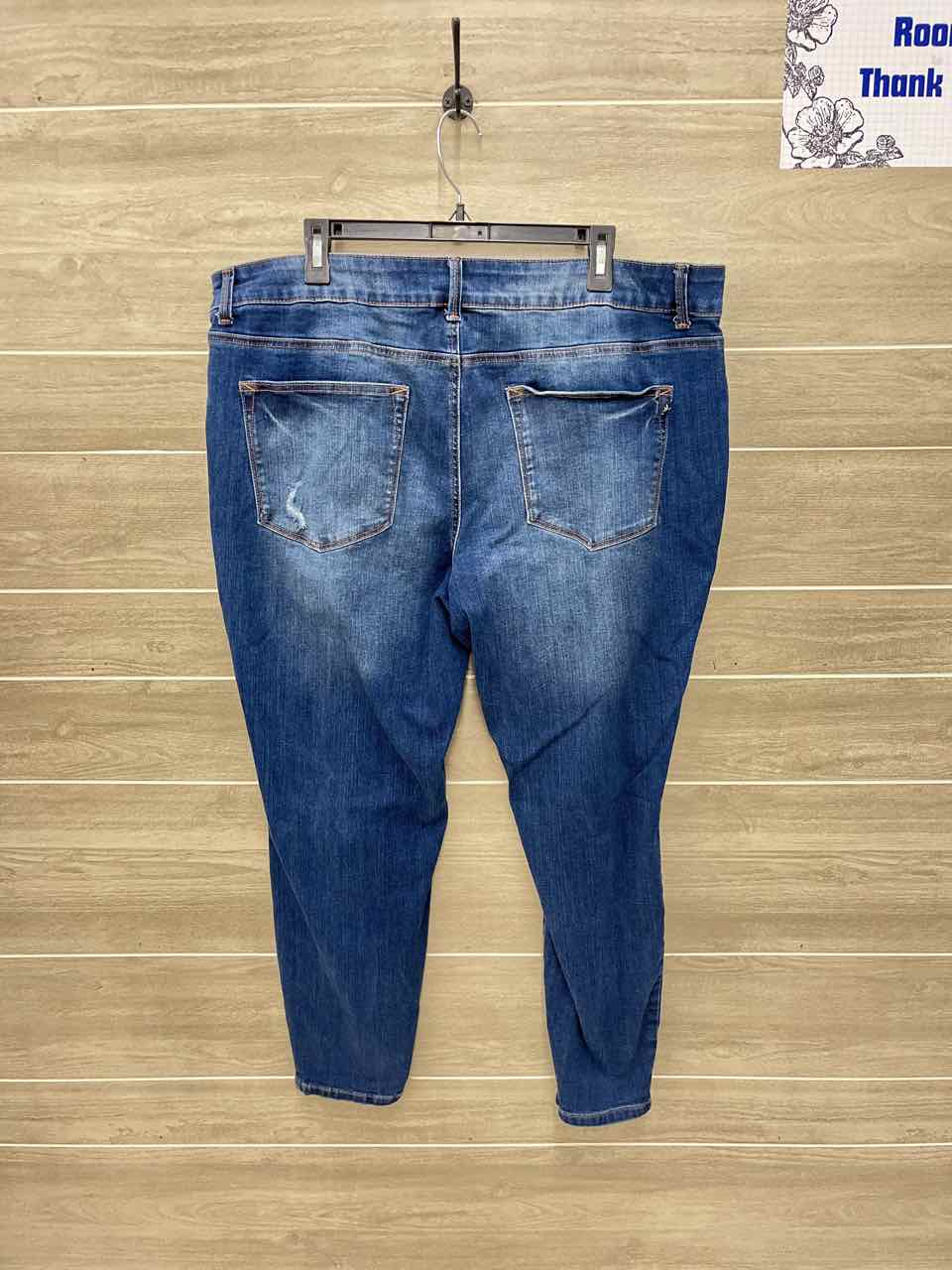 Maurices Blue Womens Women Size 22W Jeans