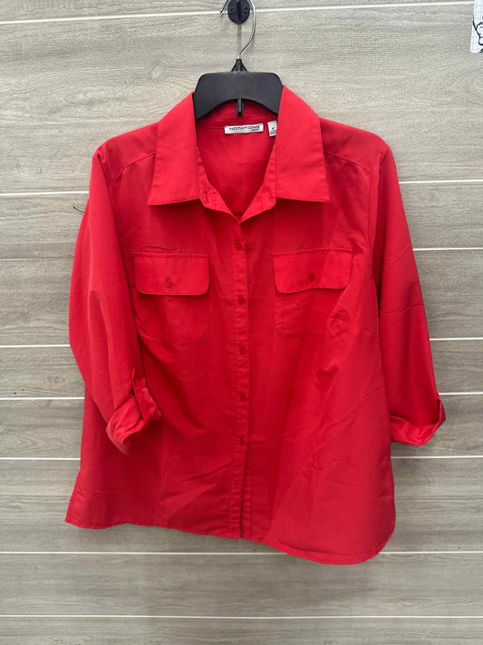 Notations Size 1X Red Plus Shirt