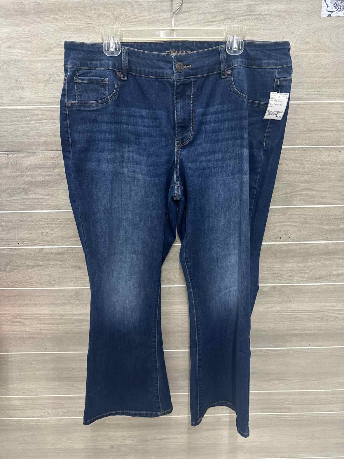 Maurices Size 18W Short Blue Petite Jeans
