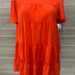 Size 12/14 Orange Womens Dress