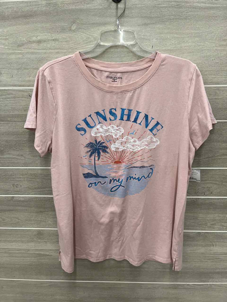 Maurices Size XL Pink Womens Shirt