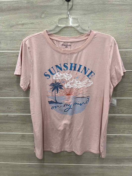 Maurices Size XL Pink Womens Shirt