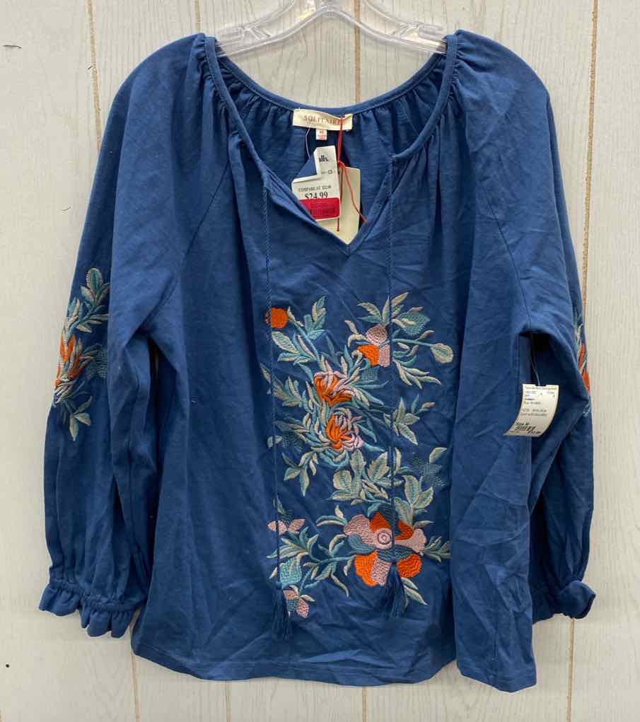 Solataire Blue Womens Size M Shirt