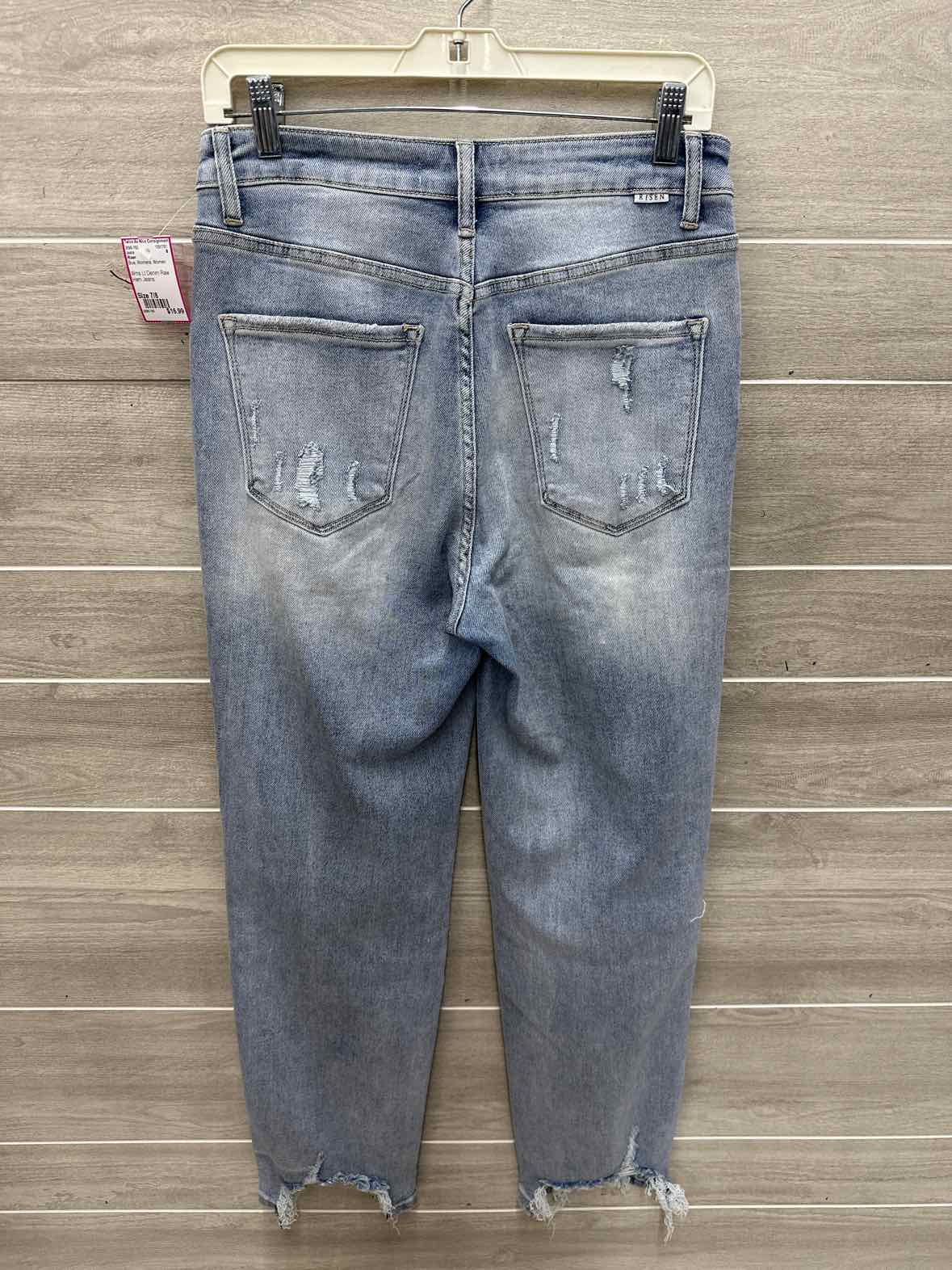 Risen Size 7/8 Blue Womens Jeans