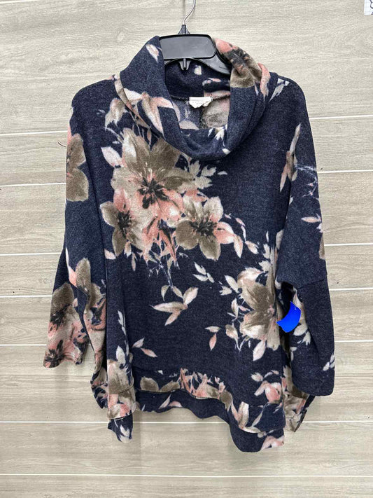 143 Story Size M/L Navy Womens Shirt