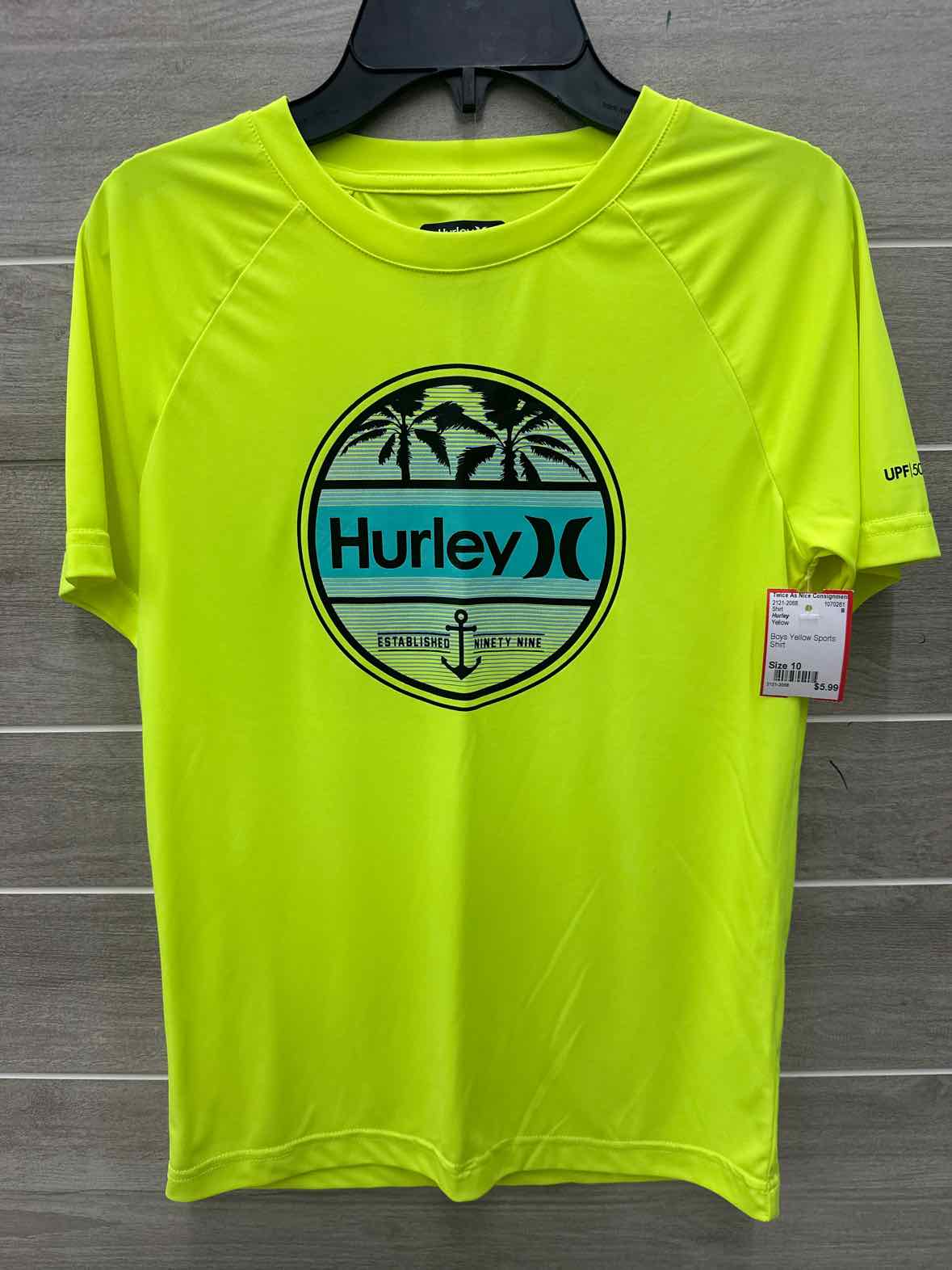 Hurley Boys Size 10 Shirt