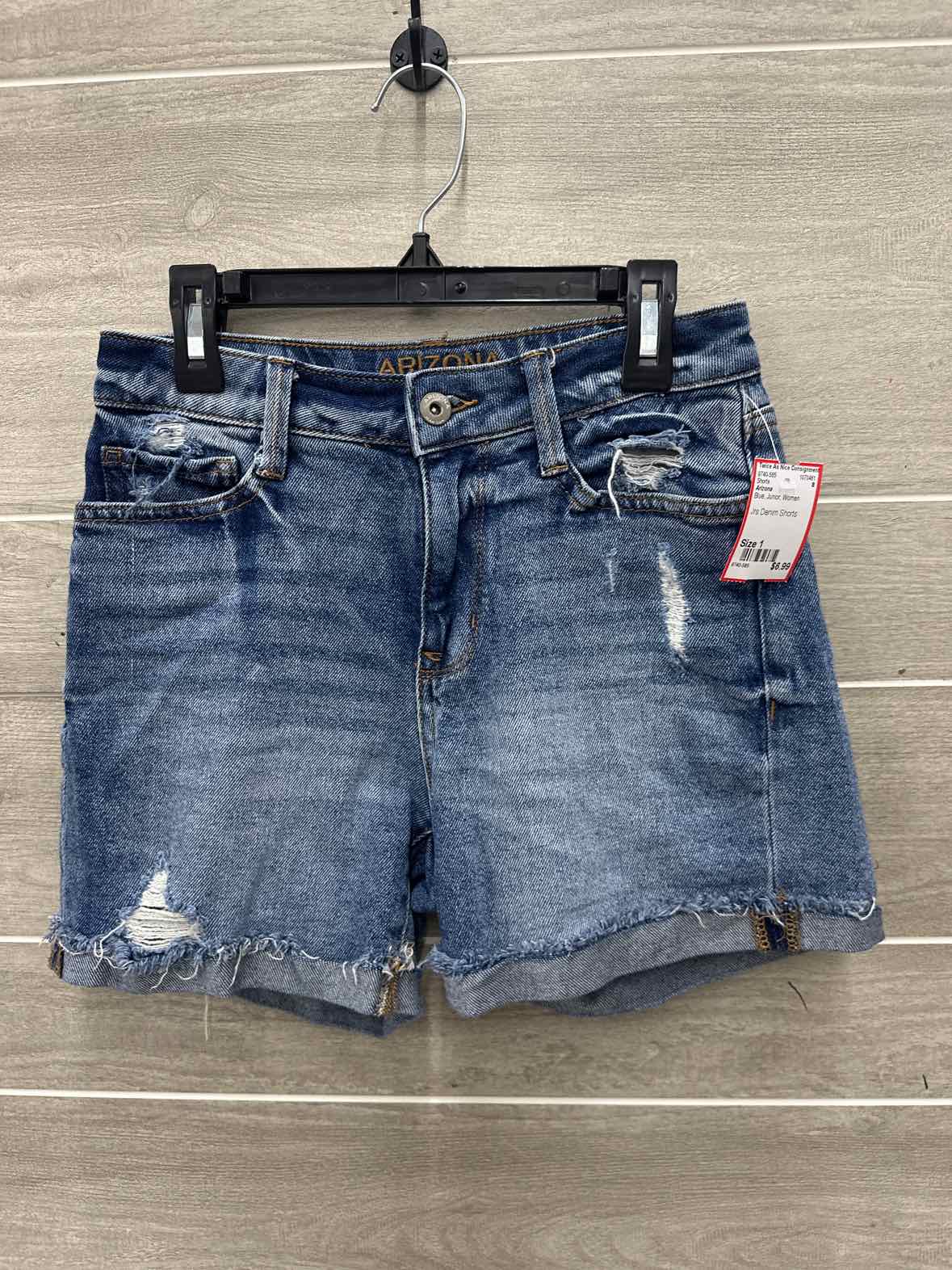 Arizona Size 1 Blue Junior Shorts