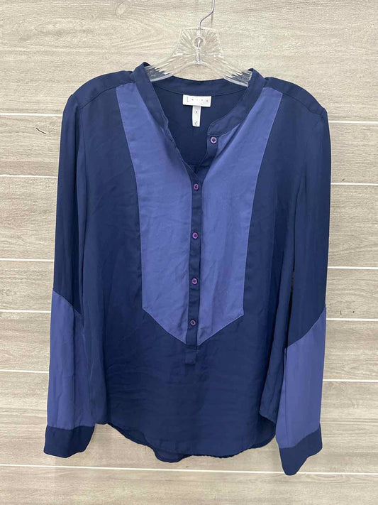 Leith Navy Womens Women Size M Shirt